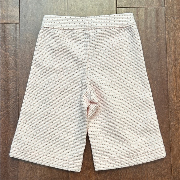 Janie and Jack Pink Textured Knit Pants with Metallic Copper Dots, Size 6-12 M - Picture 6 of 7